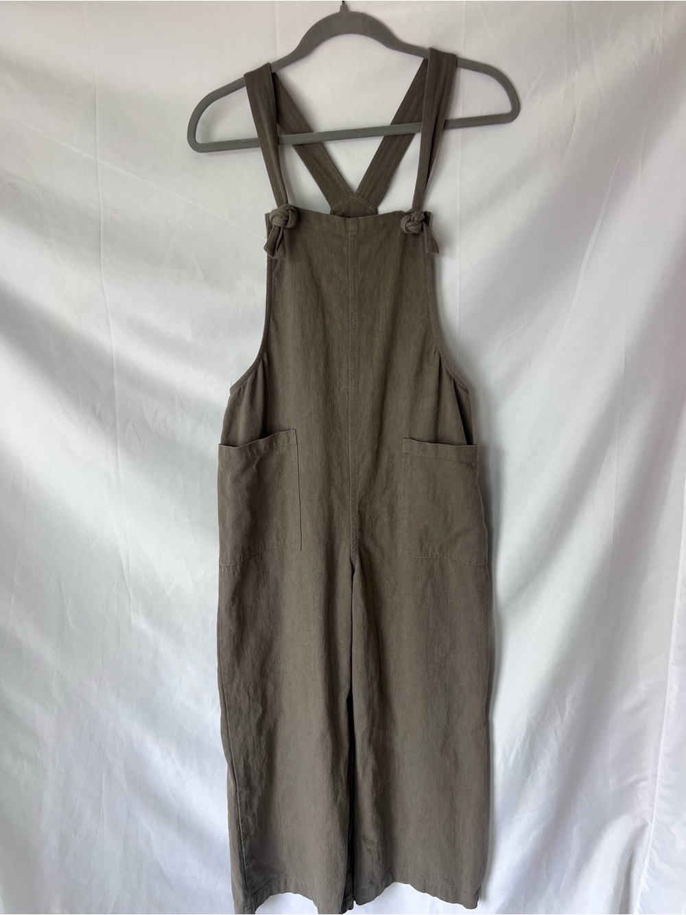 Womens MIOU MUSE Cecilia Green* Linen Cotton Jumpsuit